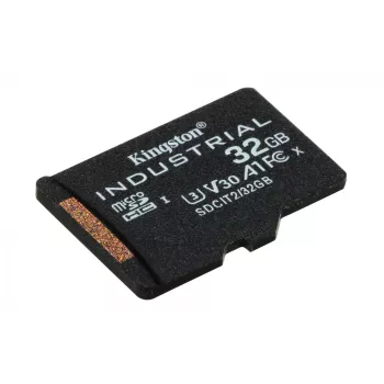 Kingston Technology 32GB microSDHC Industrial C10 A1 pSLC Card Einzelpackung w/o Adapter