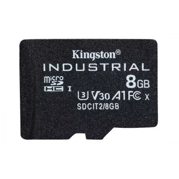 Kingston Technology 8GB microSDHC Industrial C10 A1 pSLC Card Einzelpackung w/o Adapter