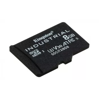 Kingston Technology 8GB microSDHC Industrial C10 A1 pSLC Card Einzelpackung w/o Adapter