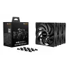 be quiet Pure Wings 3 120mm | PWM high-speed Triple Pack Computergehäuselüfter 12 cm Schwarz 3 St.