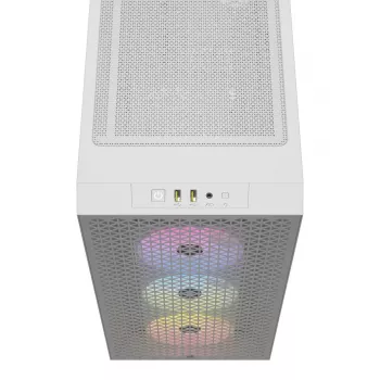 CORSAIR Mid-Tower PC-Gehäuse - 3000d RGB Airflow - Weiß