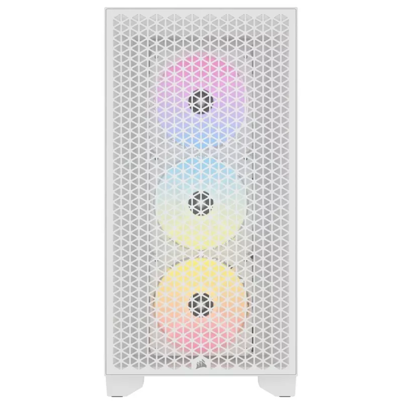 CORSAIR Mid-Tower PC-Gehäuse - 3000d RGB Airflow - Weiß