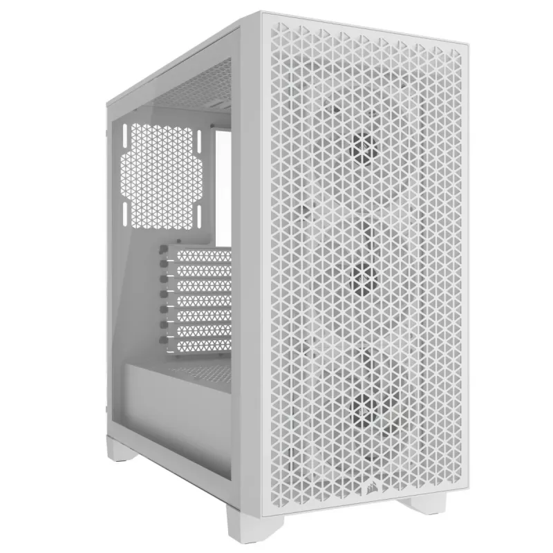 CORSAIR Mid-Tower PC-Gehäuse - 3000d RGB Airflow - Weiß