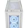 CORSAIR Mid-Tower Smart Case - iCUE 5000X - RGB QL Edition Tempered Glass True - Weiß