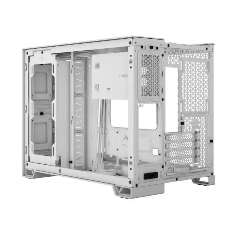 CORSAIR PC-Gehäuse – 2500X Mid-Tower Dual Chamber PC-Gehäuse – Weiß