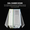 CORSAIR PC-Gehäuse – 2500X Mid-Tower Dual Chamber PC-Gehäuse – Weiß