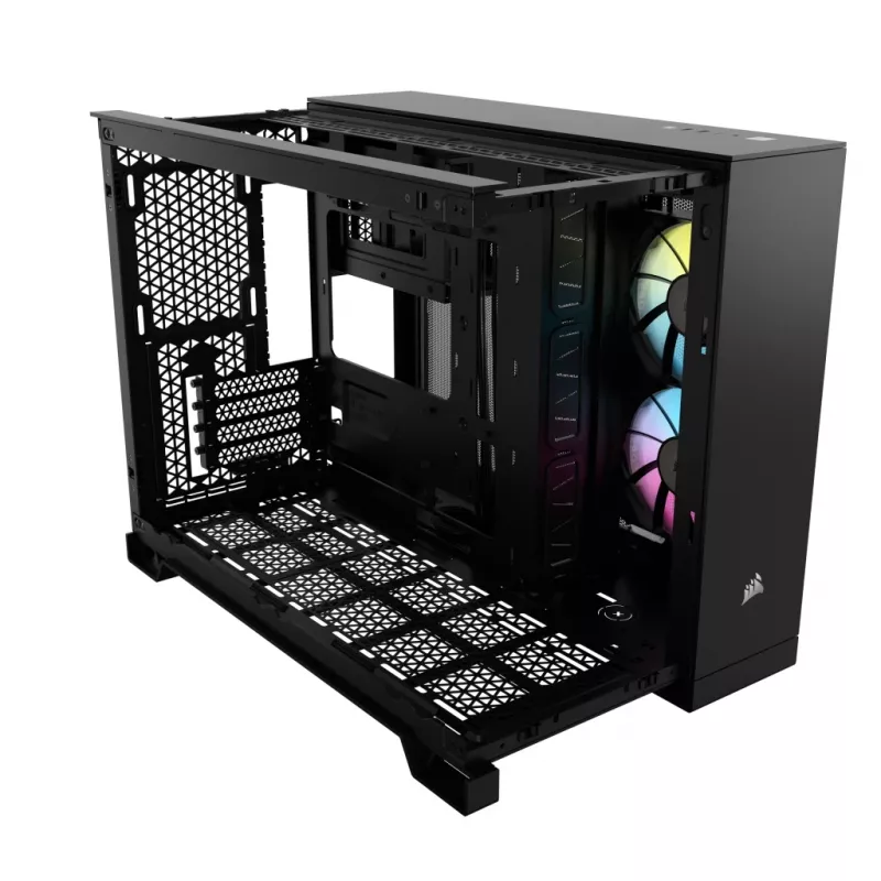 CORSAIR Pc Case - Icue Link 2500x RGB Micro ATX Dual Chamber Schwarz