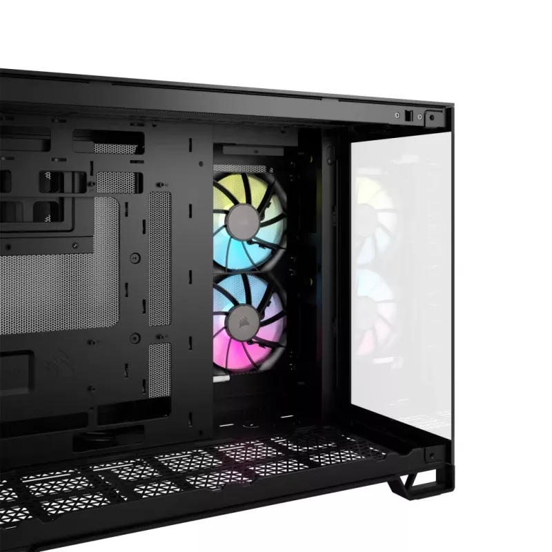 CORSAIR Pc Case - Icue Link 2500x RGB Micro ATX Dual Chamber Schwarz