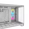 CORSAIR PC-Gehäuse – iCUE LINK 2500X RGB Micro-ATX Dual-Chamber Weiß