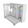 CORSAIR PC-Gehäuse – iCUE LINK 2500X RGB Micro-ATX Dual-Chamber Weiß
