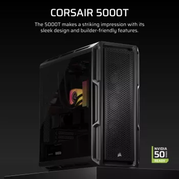 CORSAIR PC-Gehäuse - 5000T Mid-Tower High-Performance