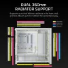 CORSAIR PC-Gehäuse - Frame 5000D RS High-Airflow Mid-Tower PC-Gehäuse - Weiß