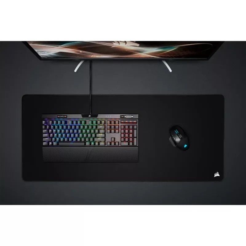 CORSAIR Gaming-Mauspad - Mm350 Pro Premium, auslaufsichere Stoffoberfläche, Schwarz - Extended XL