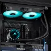 Flüssig-CPU-Kühler CHIEFTEC ICEBERG 240 RGB CLC-240-RGB — 240-mm-Radiator, AIO, RGB-Beleuchtung