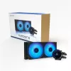 Flüssig-CPU-Kühler CHIEFTEC ICEBERG 240 RGB CLC-240-RGB — 240-mm-Radiator, AIO, RGB-Beleuchtung