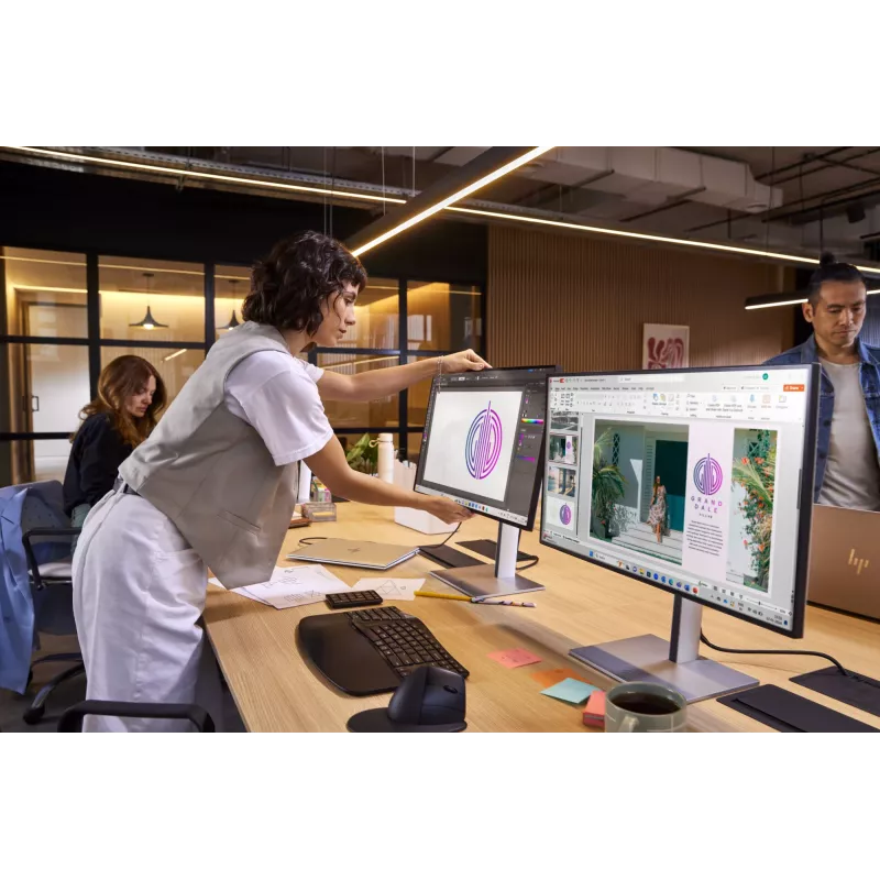 HP Series 7 Pro 27 Zoll QHD Thunderbolt 4 Monitor - 727pu, 68,6 cm (27 Zoll), 2560 x 1440 Pixel, Quad HD, LCD, 5 ms, Schwarz