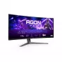 AOC AGON PRO AG346UCD Computer Monitor 86,4 cm (34 Zoll) 3440 x 1440 Pixel Wide Quad HD QD-OLED Schwarz, Grau