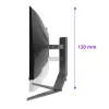 AOC AGON PRO AG346UCD Computer Monitor 86,4 cm (34 Zoll) 3440 x 1440 Pixel Wide Quad HD QD-OLED Schwarz, Grau
