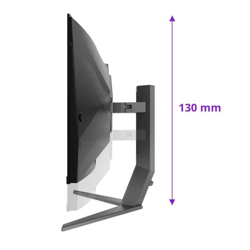 AOC AGON PRO AG346UCD Computer Monitor 86,4 cm (34 Zoll) 3440 x 1440 Pixel Wide Quad HD QD-OLED Schwarz, Grau