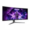 AOC AGON PRO AG346UCD Computer Monitor 86,4 cm (34 Zoll) 3440 x 1440 Pixel Wide Quad HD QD-OLED Schwarz, Grau