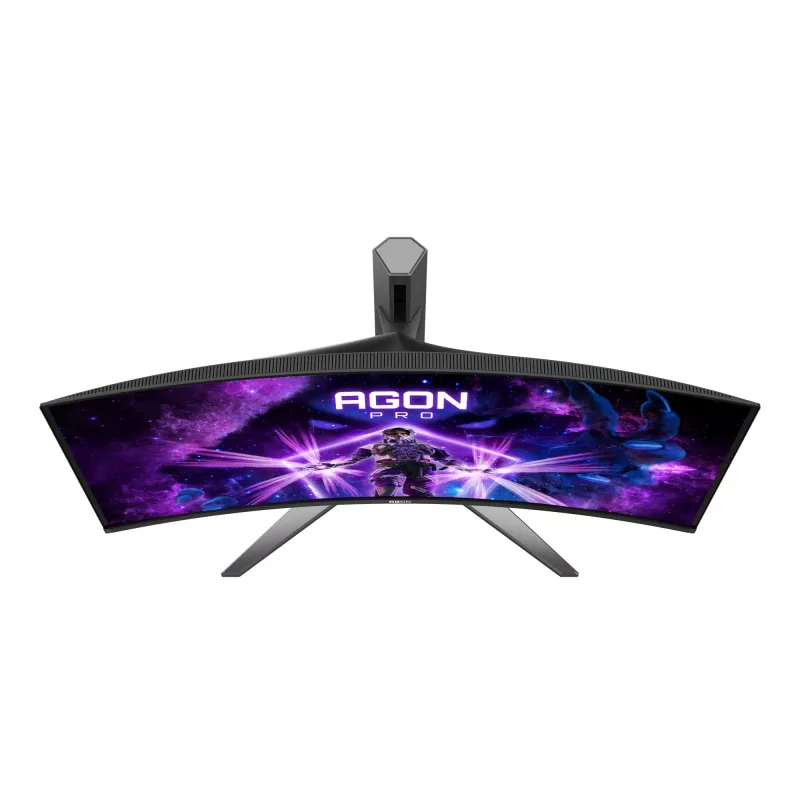 AOC AGON PRO AG346UCD Computer Monitor 86,4 cm (34 Zoll) 3440 x 1440 Pixel Wide Quad HD QD-OLED Schwarz, Grau