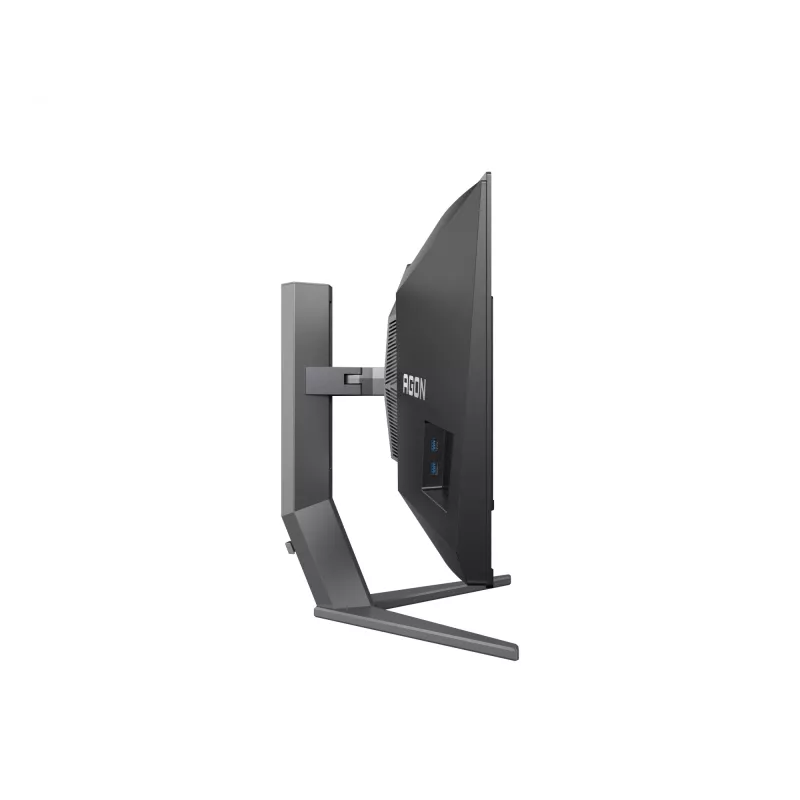 AOC AGON PRO AG346UCD Computer Monitor 86,4 cm (34 Zoll) 3440 x 1440 Pixel Wide Quad HD QD-OLED Schwarz, Grau