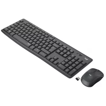 LOGITECH Mk295 Silent Wireless Combo Graphite Azerty Belgisch
