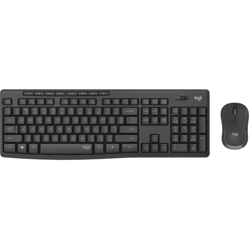 LOGITECH Mk295 Silent Wireless Combo Graphite Azerty Belgisch
