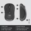 LOGITECH Mk295 Silent Wireless Combo Graphite Azerty Belgisch