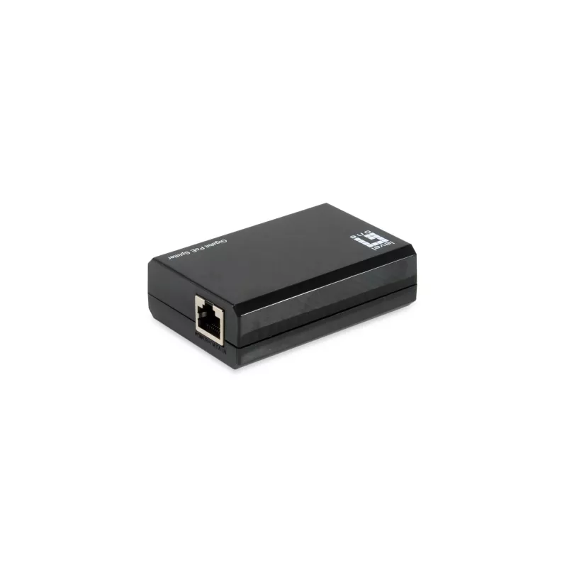 LevelOne Gigabit PoE bt auf USB-C PD 3.0 Splitter, IEEE 802.3af, IEEE 802.3at, IEEE 802.3bt, 10/100/1000Base-T(X), Schwarz, Aktivität, Verbindung, Stromversorgung, 0 - 40 °C, 0 - 70 °C