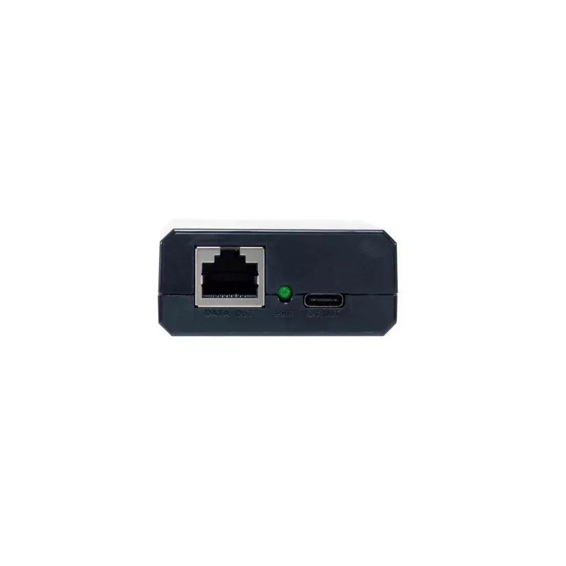LevelOne Gigabit PoE bt auf USB-C PD 3.0 Splitter, IEEE 802.3af, IEEE 802.3at, IEEE 802.3bt, 10/100/1000Base-T(X), Schwarz, Aktivität, Verbindung, Stromversorgung, 0 - 40 °C, 0 - 70 °C
