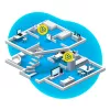 Mesh Set 7530 AX + 1200 AX Dualband (2,4 GHz / 5 GHz) Wi-Fi 6 (802.11ax) Rot, Weiß 4 3G Intern