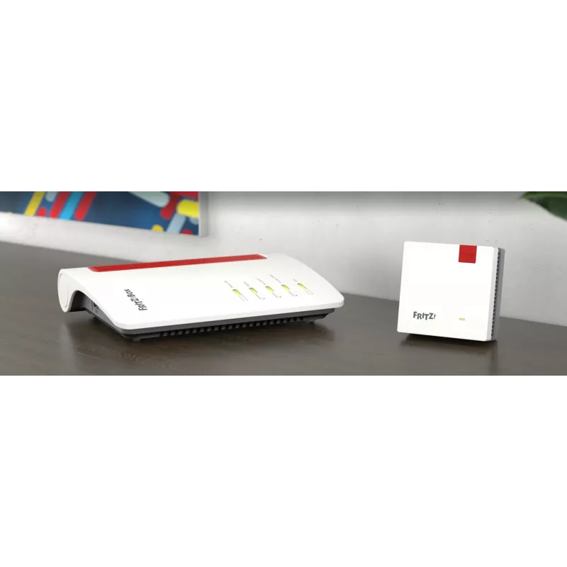Mesh Set 7530 AX + 1200 AX Dualband (2,4 GHz / 5 GHz) Wi-Fi 6 (802.11ax) Rot, Weiß 4 3G Intern