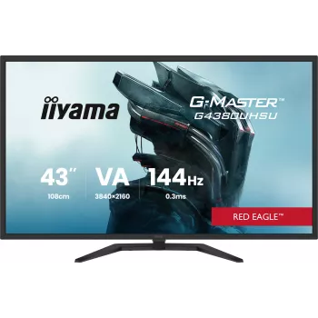 iiyama G-MASTER G4380UHSU-B2 Computer Monitor 108 cm (42,5 Zoll) 3840 x 2160 Pixel 4K Ultra HD LED Schwarz