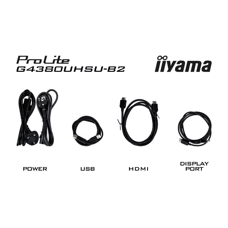 iiyama G-MASTER G4380UHSU-B2 Computer Monitor 108 cm (42,5 Zoll) 3840 x 2160 Pixel 4K Ultra HD LED Schwarz