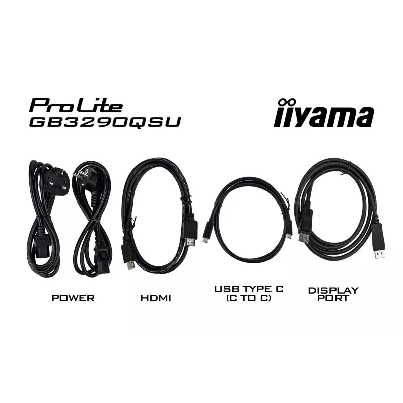 iiyama G-MASTER GB3290QSU-B1 Computer Monitor 80 cm (31,5 Zoll) 2560 x 1440 Pixel Quad HD LED Schwarz