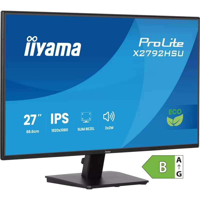 iiyama ProLite X2792HSU-B1 Computer Monitor 68,6 cm (27 Zoll) 1920 x 1080 Pixel Full HD LED Schwarz