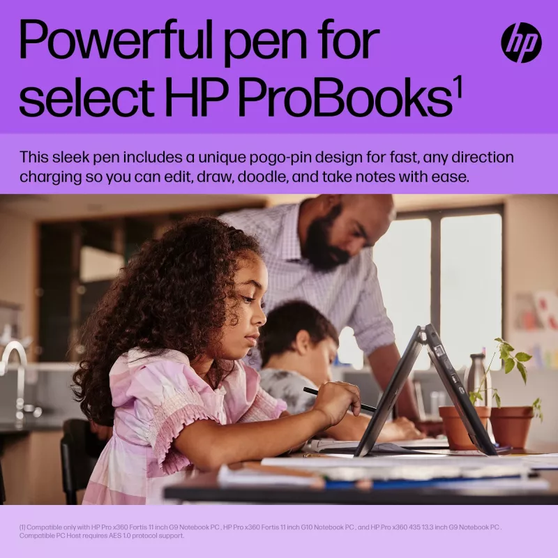 HP schlank Rechargeable Pen HP schlank Rechargeable Pen Schwarz Integrierter Akku