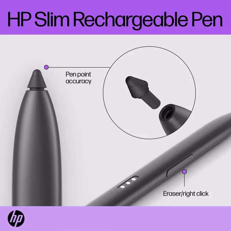 HP schlank Rechargeable Pen HP schlank Rechargeable Pen Schwarz Integrierter Akku