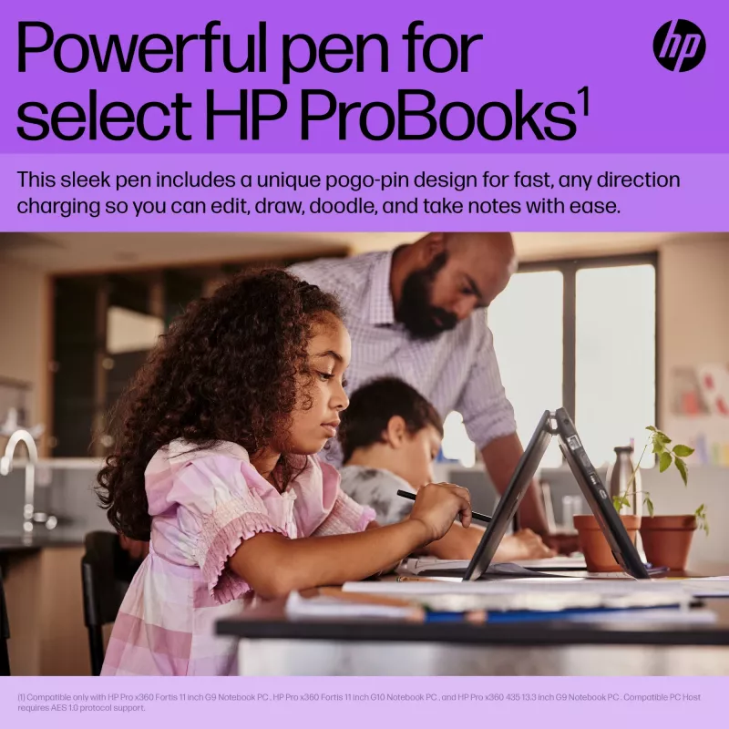 HP schlank Rechargeable Pen HP schlank Rechargeable Pen Schwarz Integrierter Akku