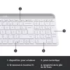 LOGITECH schlank Wireless Tastatur And Maus Combo Mk470 - Offwhite - Azerty French
