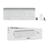 LOGITECH schlank Wireless Tastatur And Maus Combo Mk470 - Offwhite - Azerty French