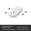 LOGITECH schlank Wireless Tastatur And Maus Combo Mk470 - Offwhite - Azerty French