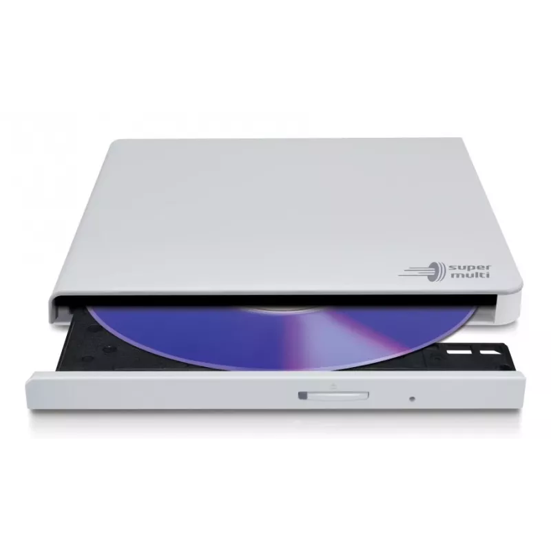 HITACHI-LG DATA STORAGE schlank Portable DVD-writer - Gp57eb40 - USB 2.0 - White