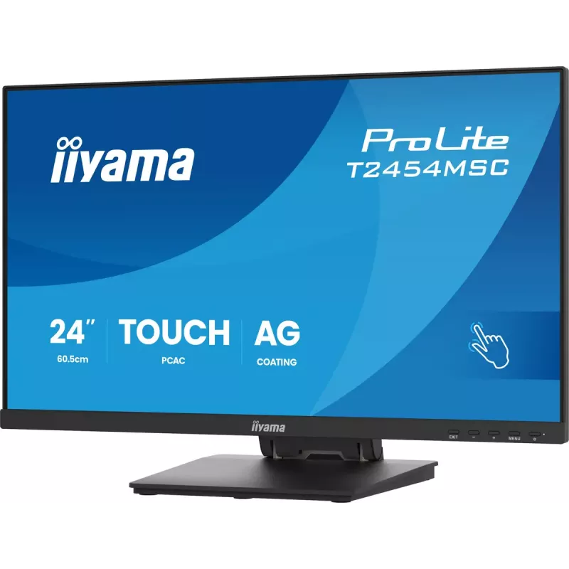 iiyama ProLite T2454MSC-B3AG Computer-Monitor 60,5 cm (23,8 Zoll) 1920 x 1080 Pixel Full HD LED Touchscreen Multi-User Schwarz