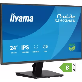 iiyama ProLite X2492HSU-B1 Computer Monitor 60,5 cm (23,8 Zoll) 1920 x 1080 Pixel Full HD LED Schwarz