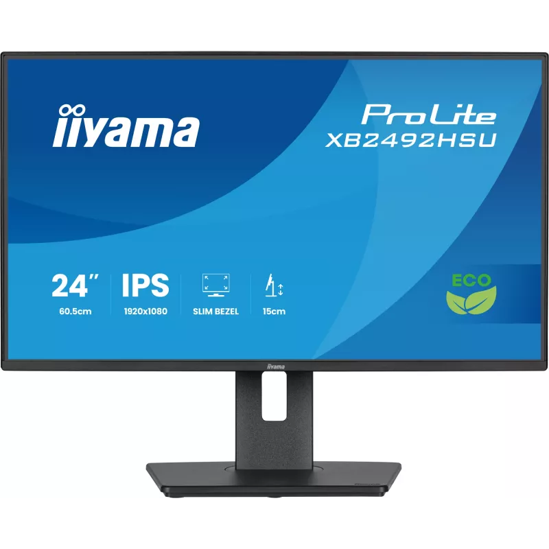 iiyama ProLite XB2492HSU-B1 Computer Monitor 60,5 cm (23,8 Zoll) 1920 x 1080 Pixel Full HD LED Schwarz