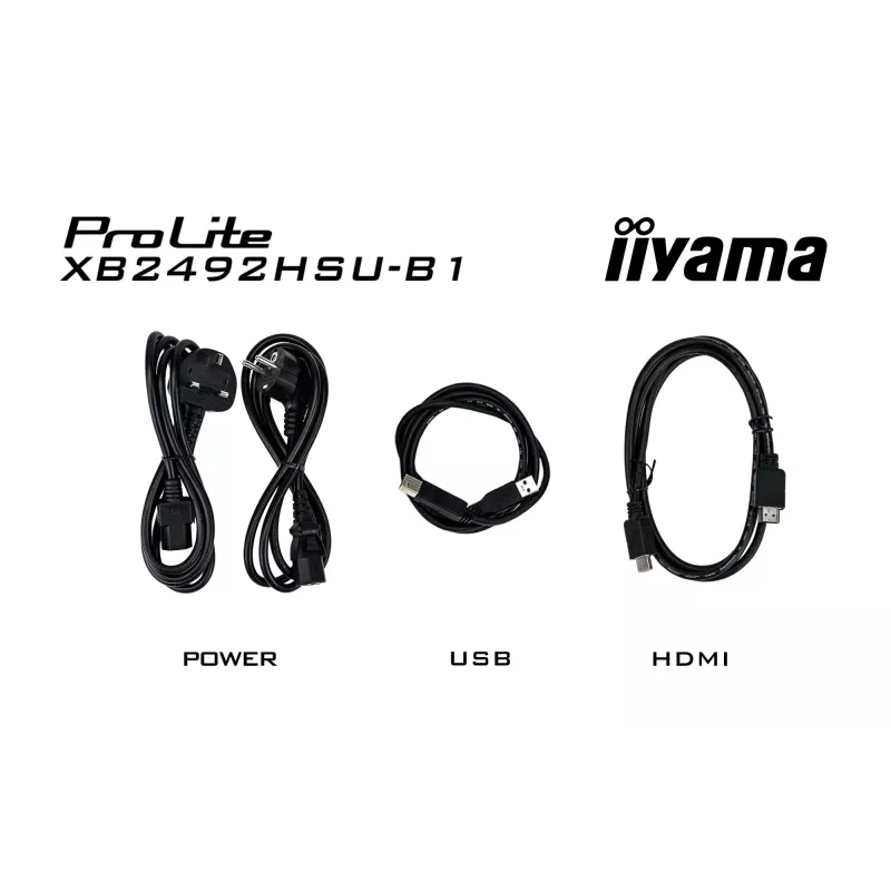 iiyama ProLite XB2492HSU-B1 Computer Monitor 60,5 cm (23,8 Zoll) 1920 x 1080 Pixel Full HD LED Schwarz