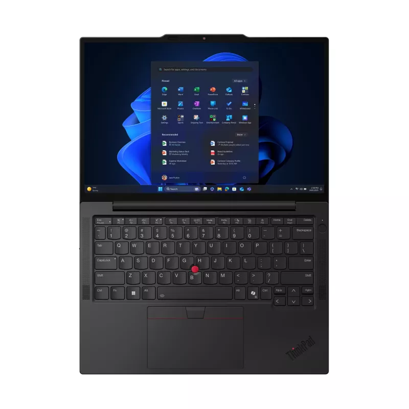 Lenovo ThinkPad X13 Gen 6 (Intel) Intel Core Ultra 5 225U Laptop 33,8 cm (13,3 Zoll) WUXGA 32 GB LPDDR5x-SDRAM 1 TB SSD Wi-Fi 7 (802.11be) Windows 11 Pro Deutsch Schwarz