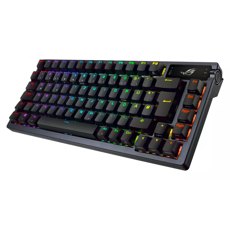 ASUS ROG Azoth Tastatur Gaming USB + RF Wireless + Bluetooth QWERTY Schwarz